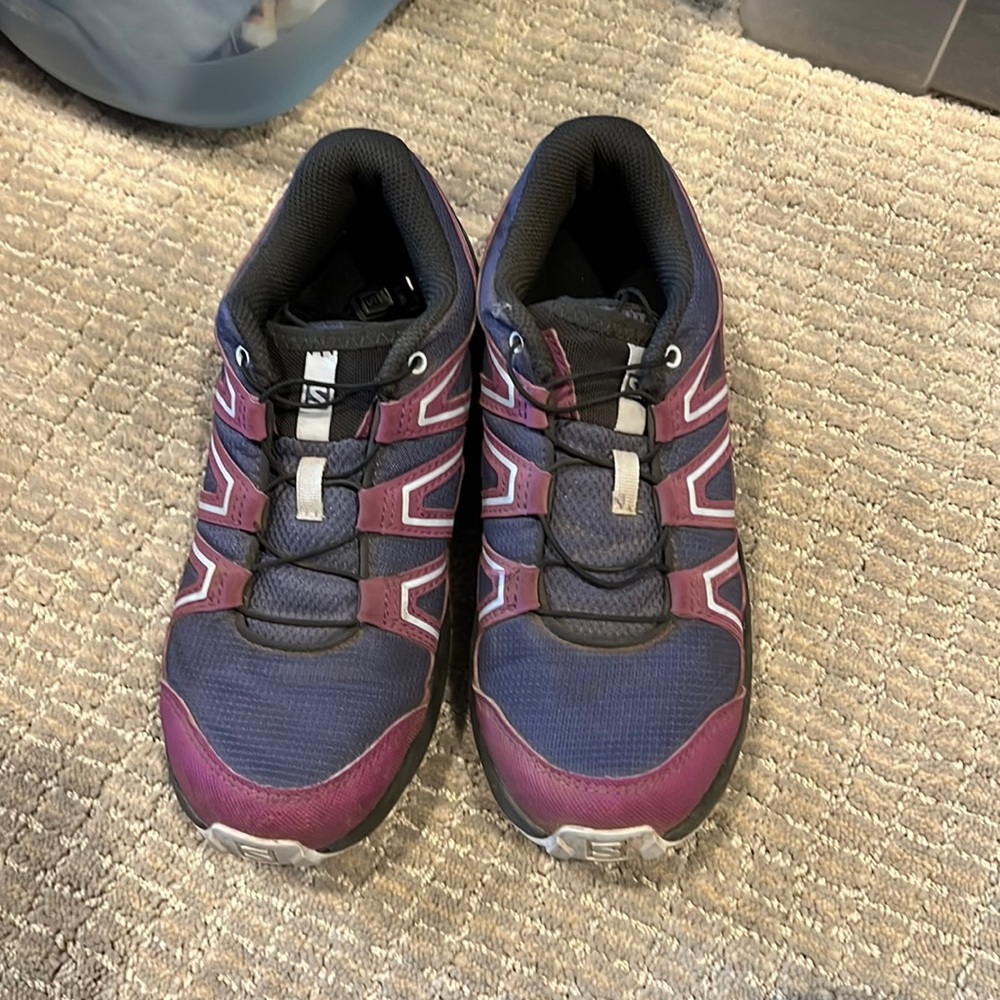Salomon Kids Sneakers - Purple and Black